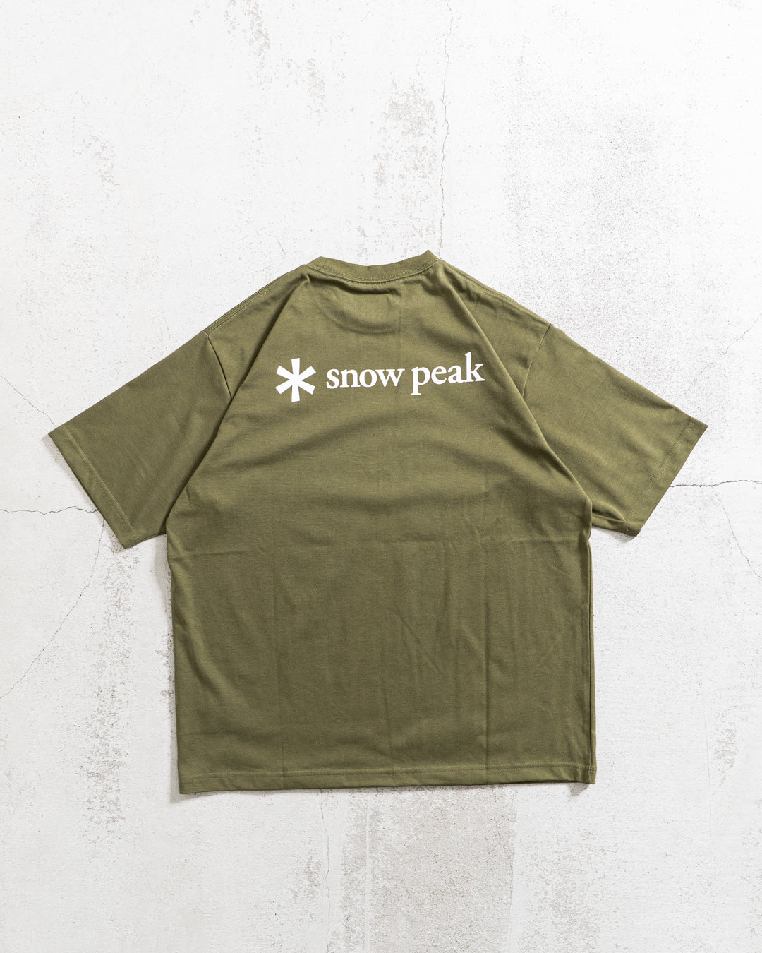 snow peak New Standard Back Printed Logo T-Shirt