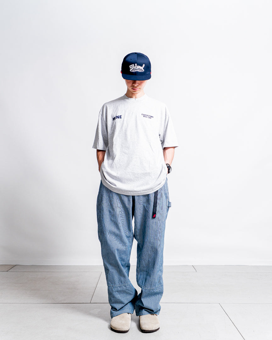 【collabolation】MINE x COOPERS TOWN BALL CAP Flock Print Tee