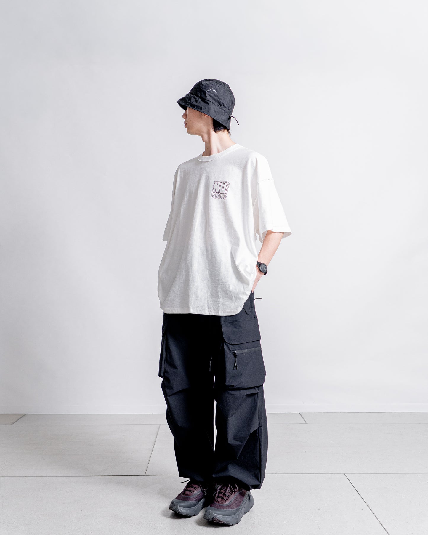 +phenix TECH WIDE CARGO PANTS