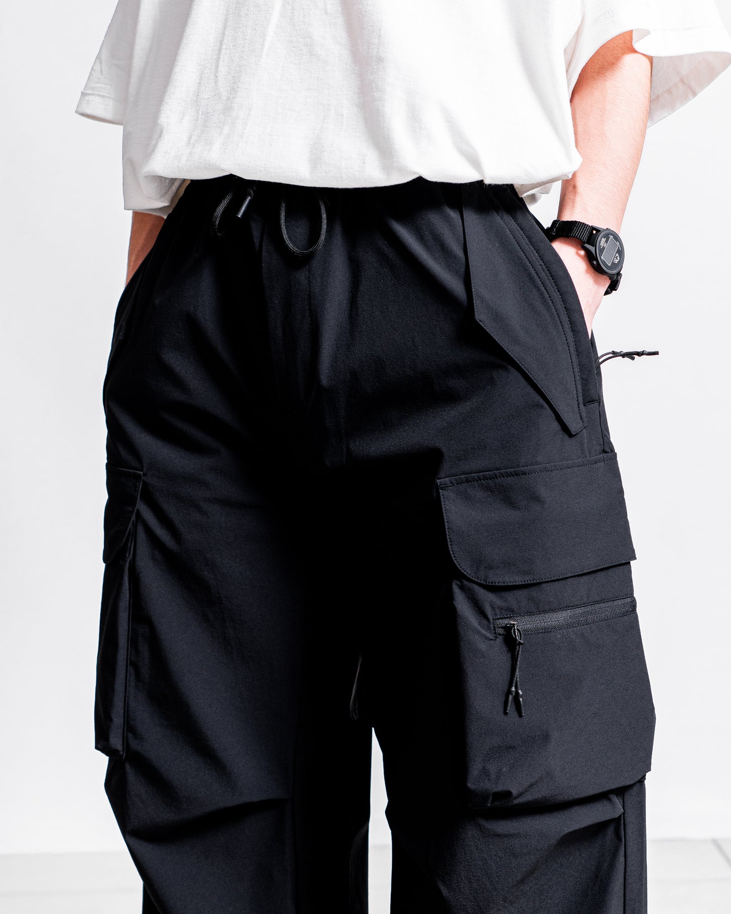 +phenix TECH WIDE CARGO PANTS