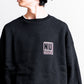 【8.8 sat 0:00 release】ISNESS MUSIC × NU GROOVE SWEATSHIRT LEFT CHEST