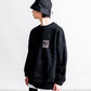 【8.8 sat 0:00 release】ISNESS MUSIC × NU GROOVE SWEATSHIRT LEFT CHEST