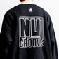 【8.8 sat 0:00 release】ISNESS MUSIC × NU GROOVE SWEATSHIRT LEFT CHEST