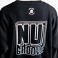 【8.8 sat 0:00 release】ISNESS MUSIC × NU GROOVE SWEATSHIRT LEFT CHEST