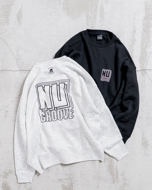 【8.8 sat 0:00 release】ISNESS MUSIC × NU GROOVE SWEATSHIRT LEFT CHEST