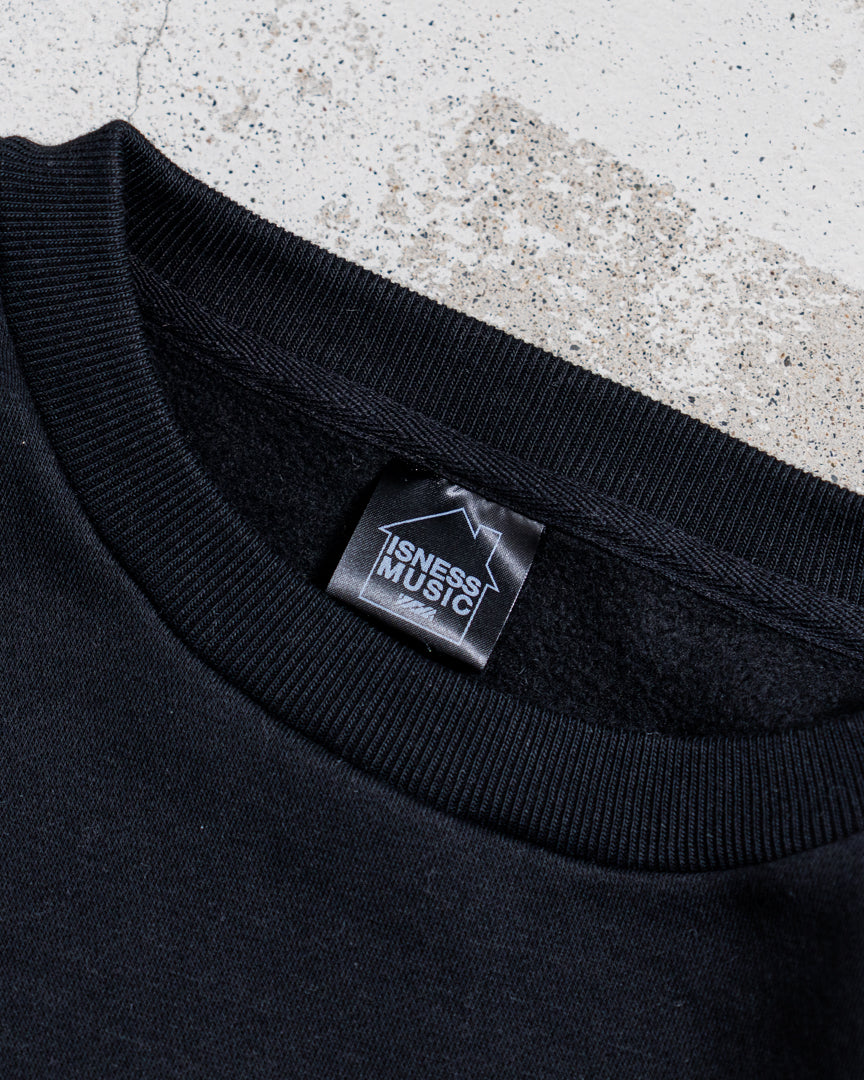 【8.8 sat 0:00 release】ISNESS MUSIC × NU GROOVE SWEATSHIRT LEFT CHEST