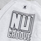 【8.8 sat 0:00 release】ISNESS MUSIC × NU GROOVE SWEATSHIRT LEFT CHEST