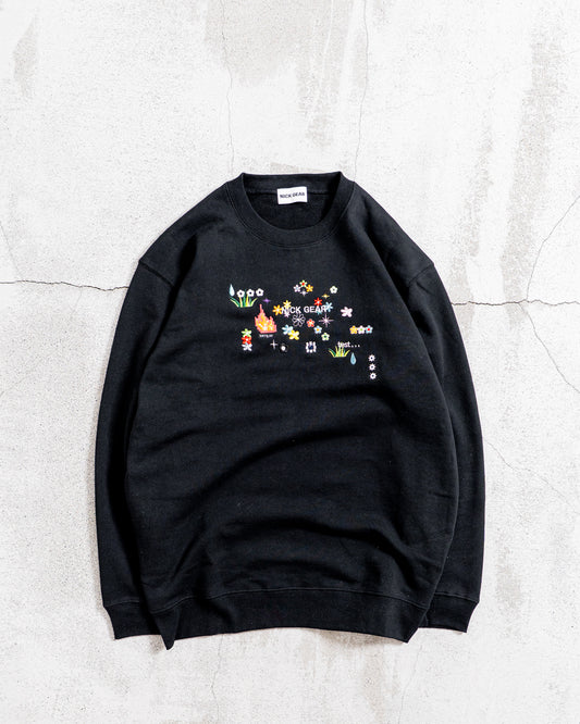 【8.8 sat 11:00 release】NICK GEAR Sample Embroidery Sweat