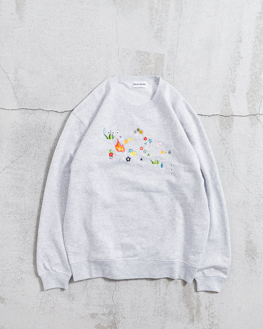 【8.8 sat 11:00 release】NICK GEAR Sample Embroidery Sweat