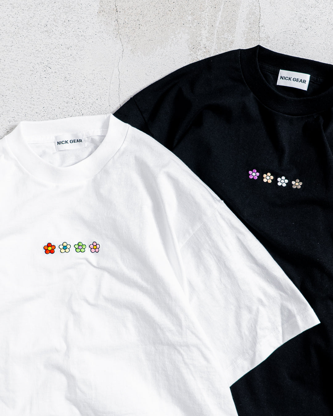 【8.8 sat 11:00 release】NICK GEAR Alignment Flower T-shirt
