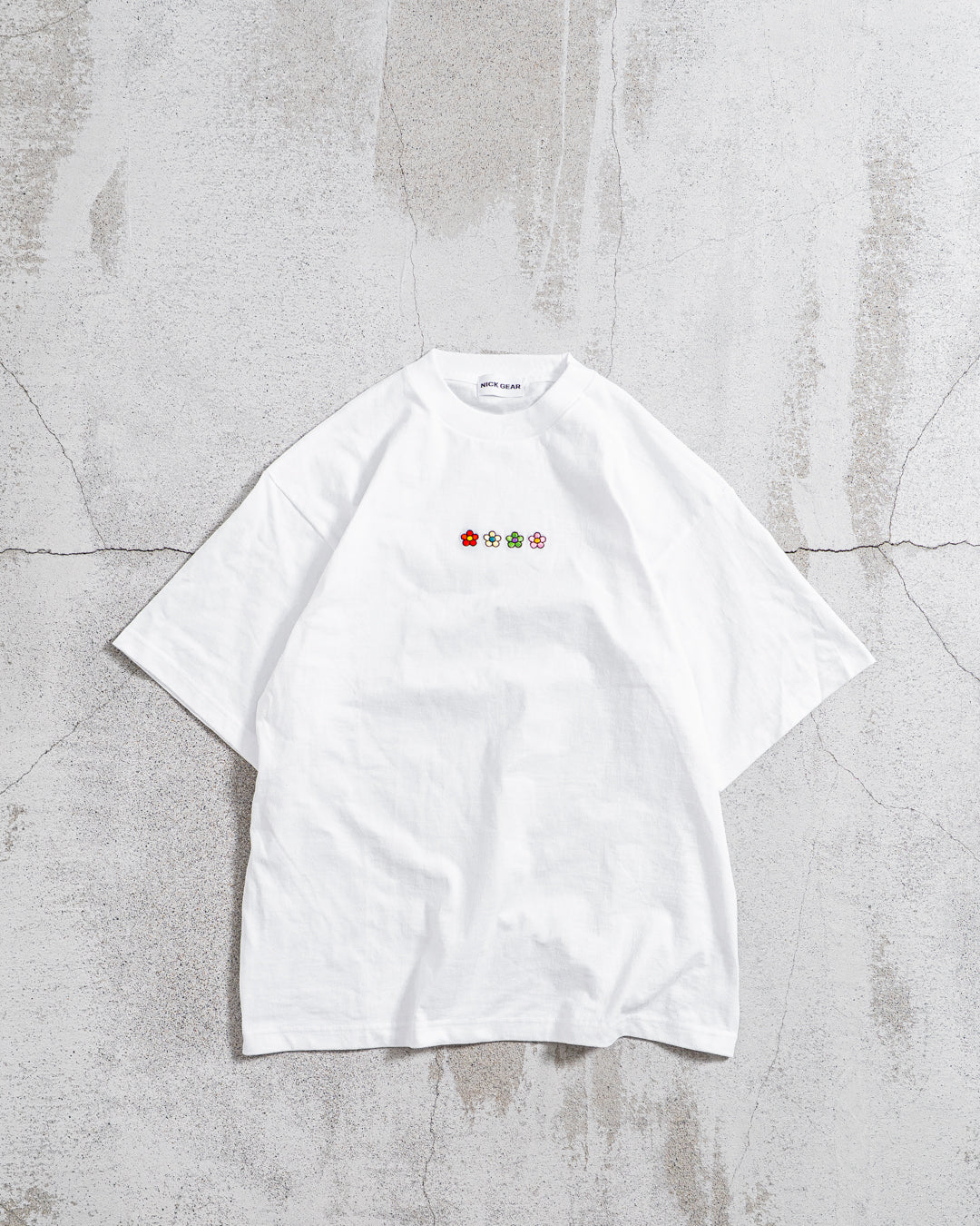 【8.8 sat 11:00 release】NICK GEAR Alignment Flower T-shirt