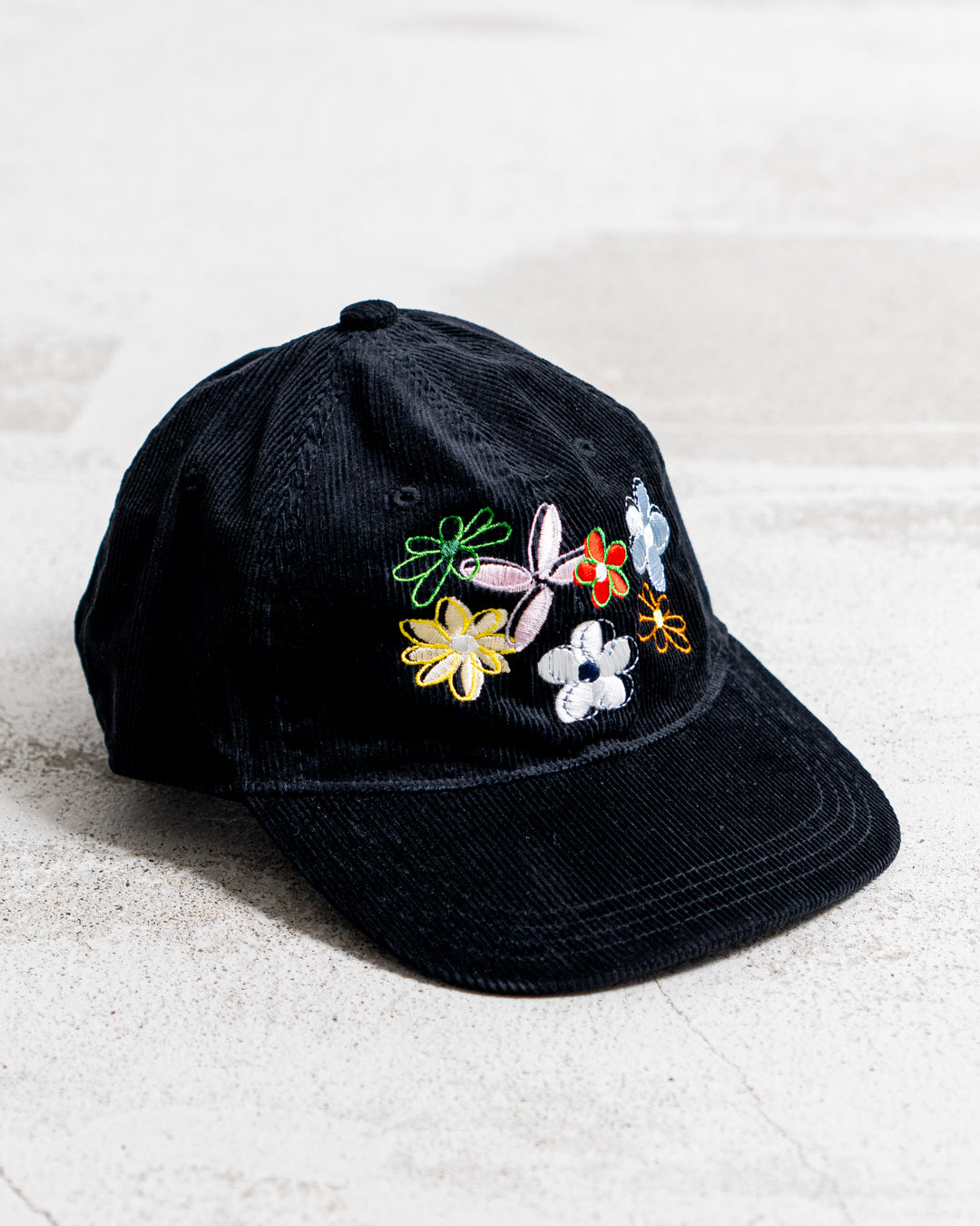 【8.8 sat 11:00 release】Multi Flower Corduroy Cap