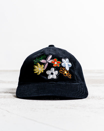 【8.8 sat 11:00 release】Multi Flower Corduroy Cap