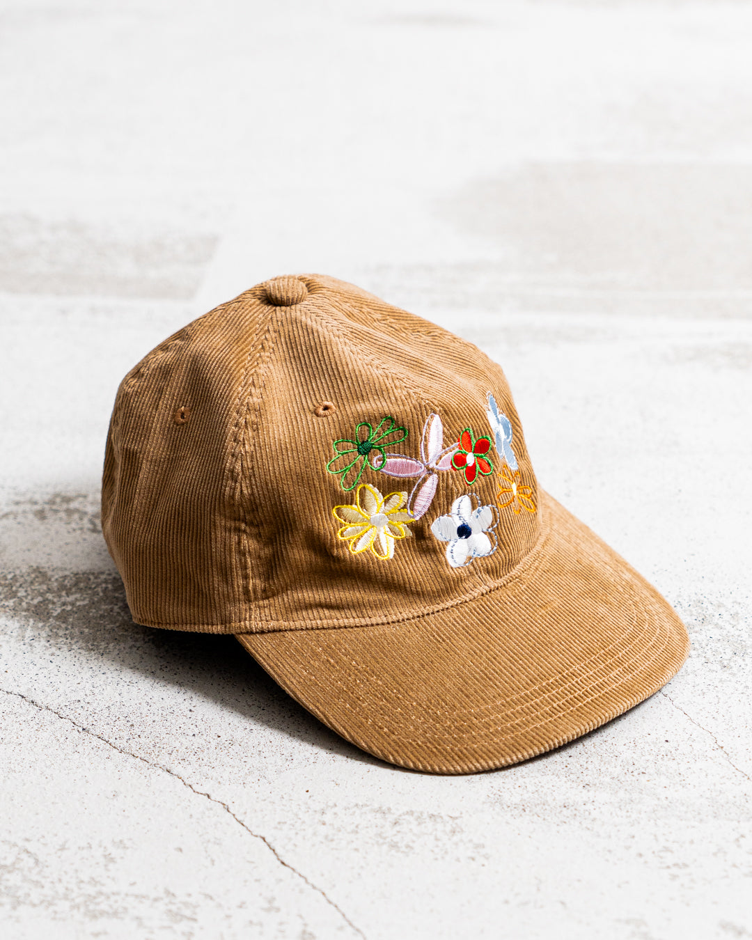 【8.8 sat 11:00 release】Multi Flower Corduroy Cap