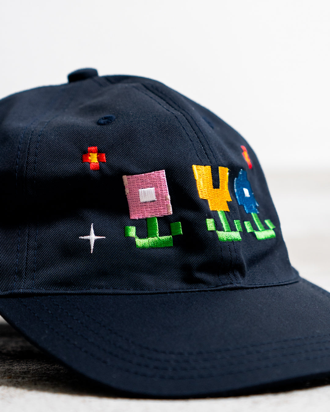 【8.8 sat 11:00 release】NICK GEAR Pixel Flower Cap