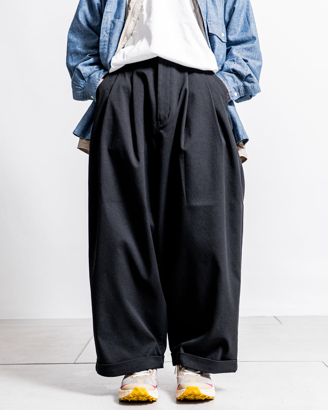 [collaboration] White Mountaineering × Dickies　WIDE PANTS