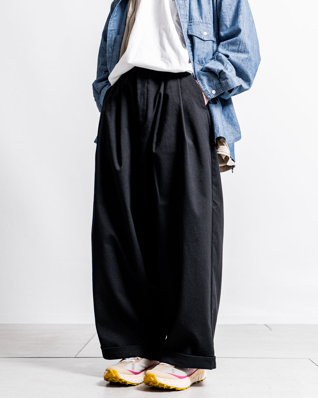 [collaboration] White Mountaineering × Dickies　WIDE PANTS