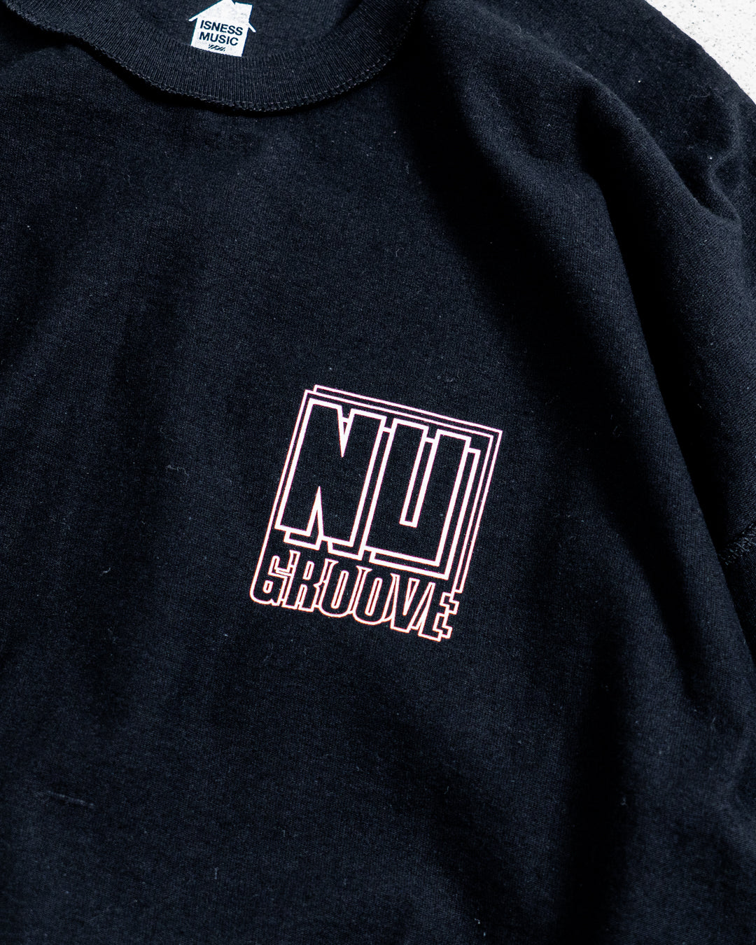 【8.8 sat 0:00 release】ISNESS MUSIC NU GROOVE T-SHIRT LEFT CHEST