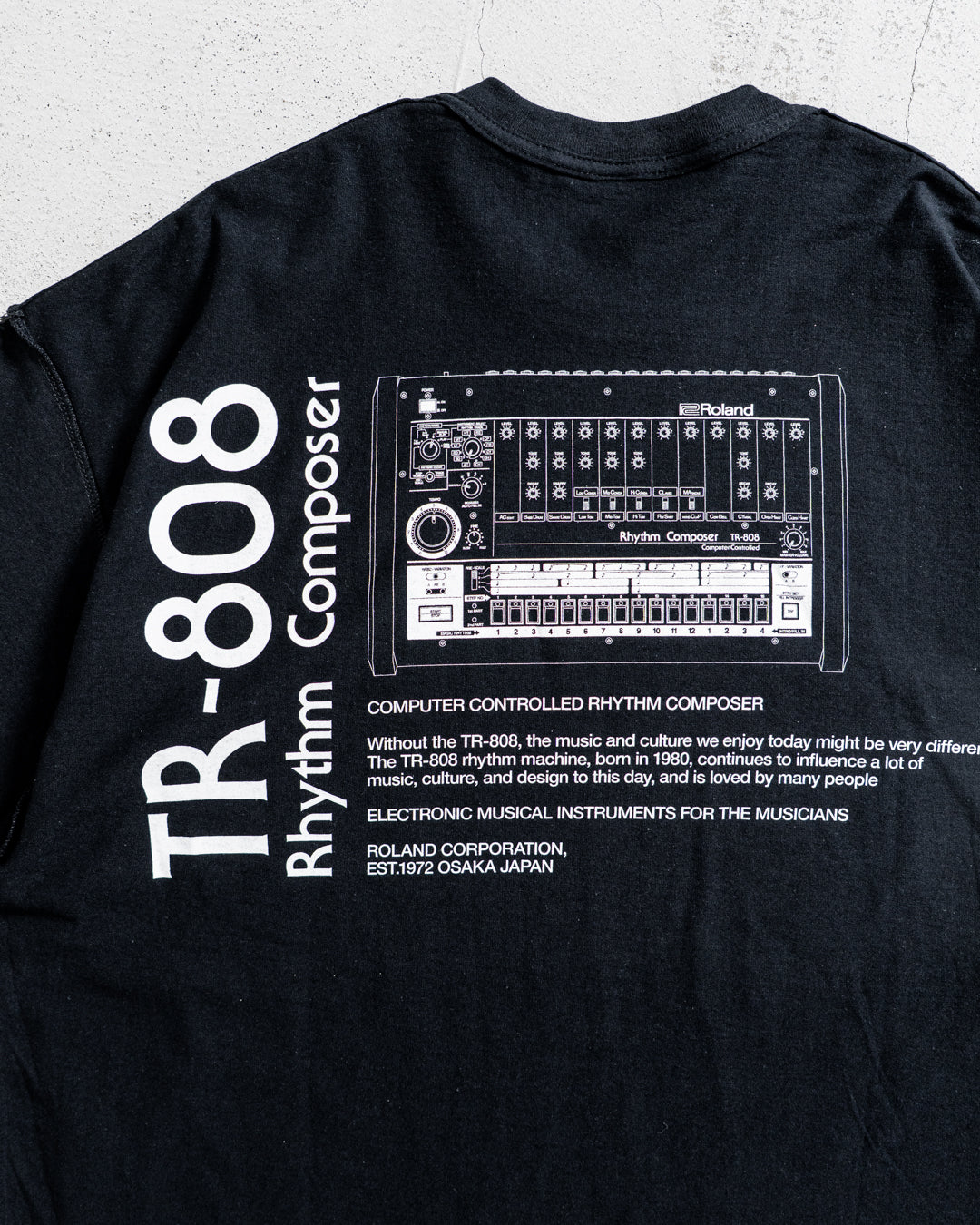 【collabolation】ISNESS MUSIC × ROLAND TR-808 T-SHIRTS