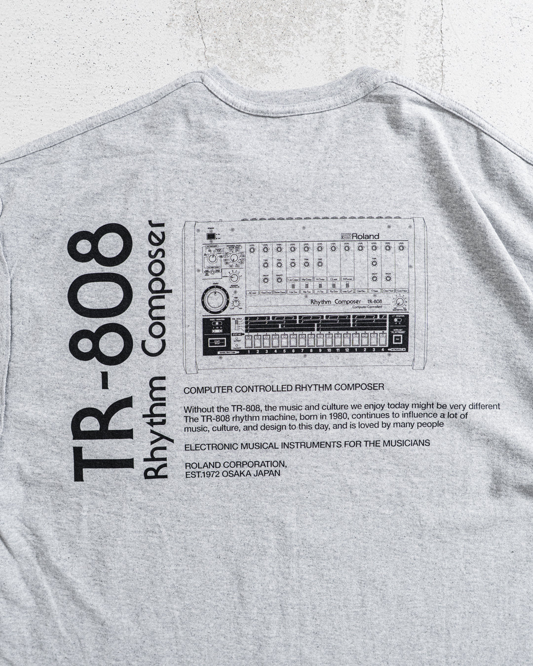 【collabolation】ISNESS MUSIC × ROLAND TR-808 T-SHIRTS