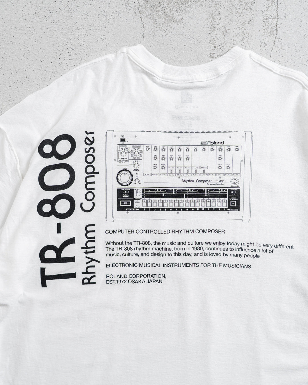 【collabolation】ISNESS MUSIC × ROLAND TR-808 T-SHIRTS