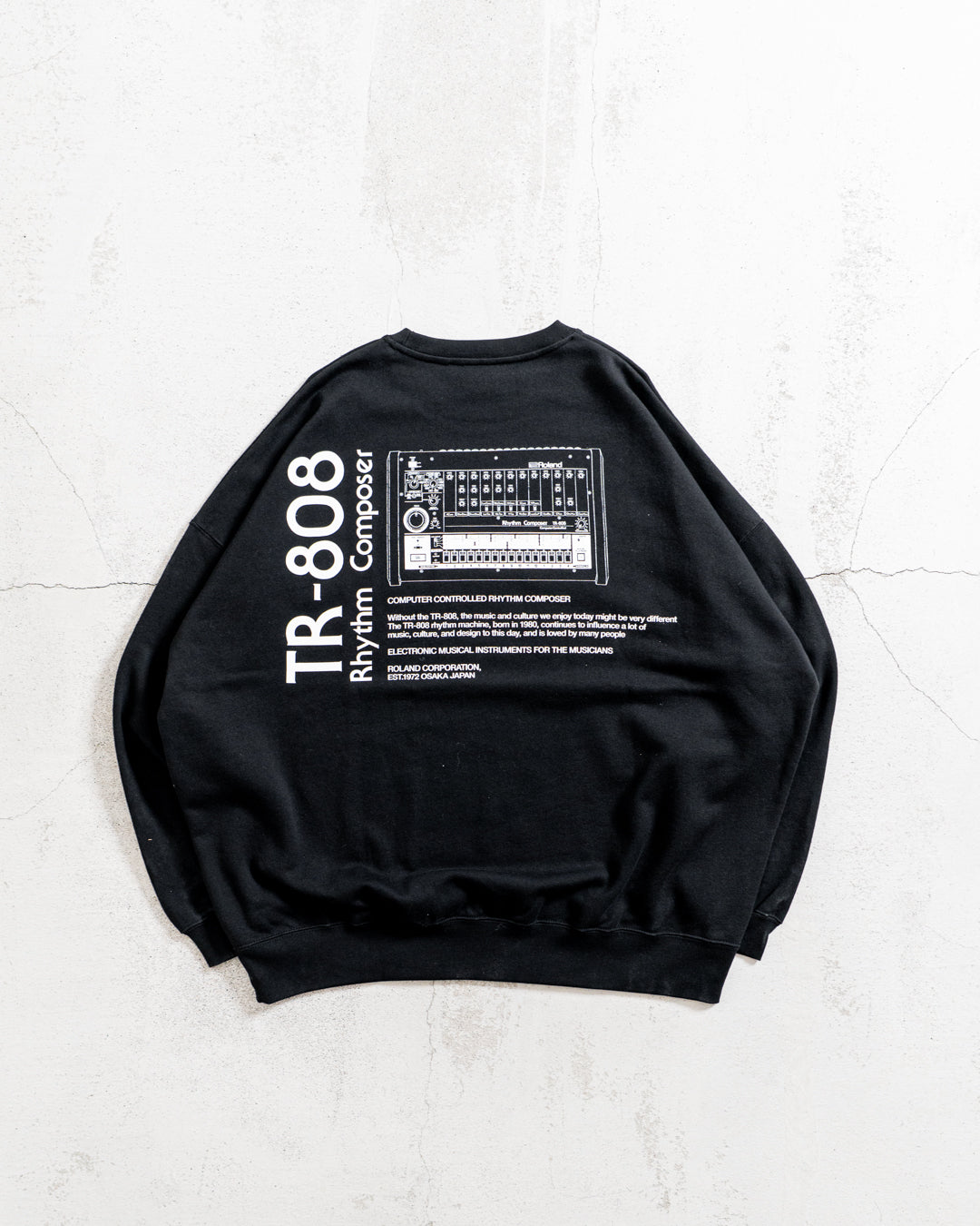 【collabolation】ISNESS MUSIC × ROLAND TR-808 CREW NECK SWEATSHIRT