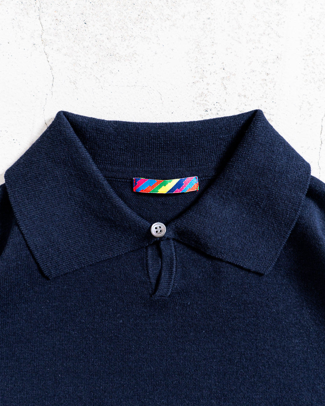 is-ness Knitted Polo Shirt
