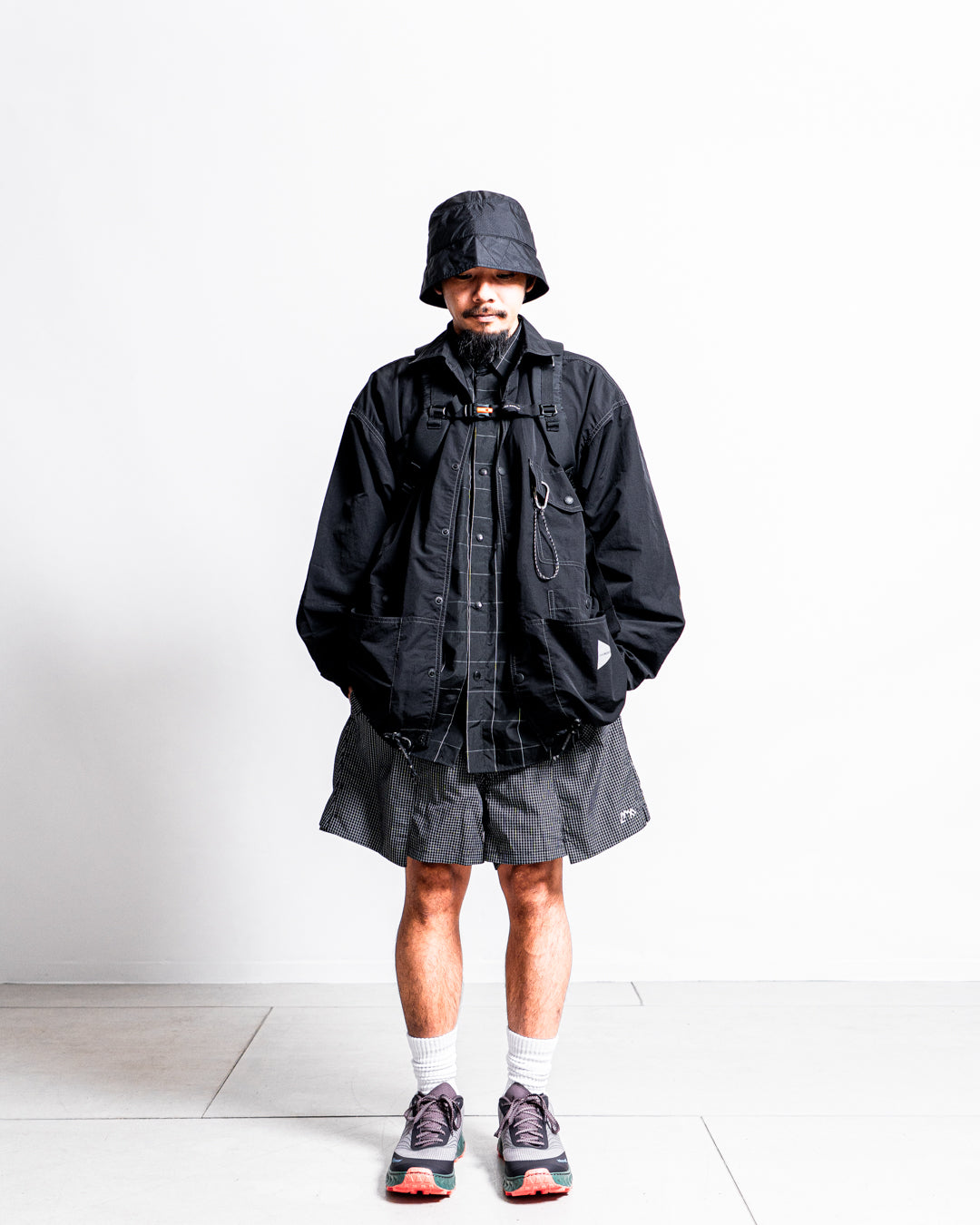 and wander crinkled nylon shrits jacket