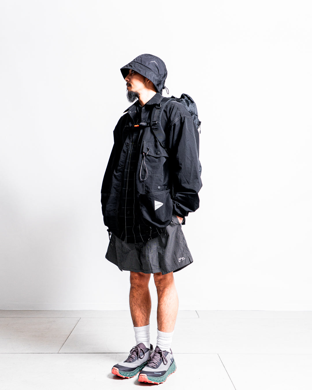 and wander crinkled nylon shrits jacket