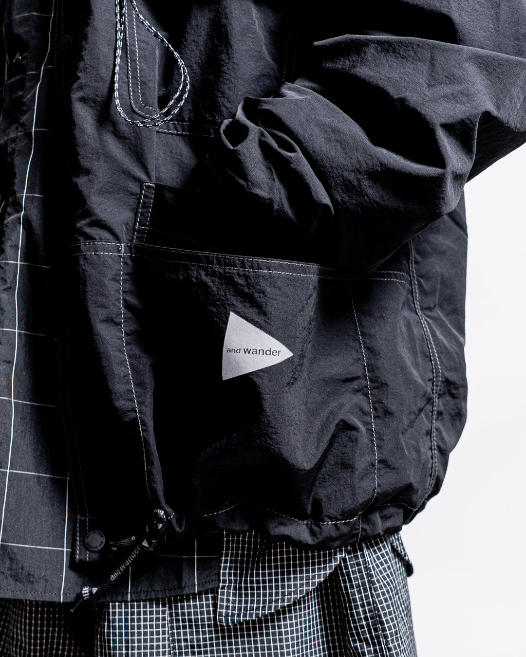 and wander crinkled nylon shrits jacket