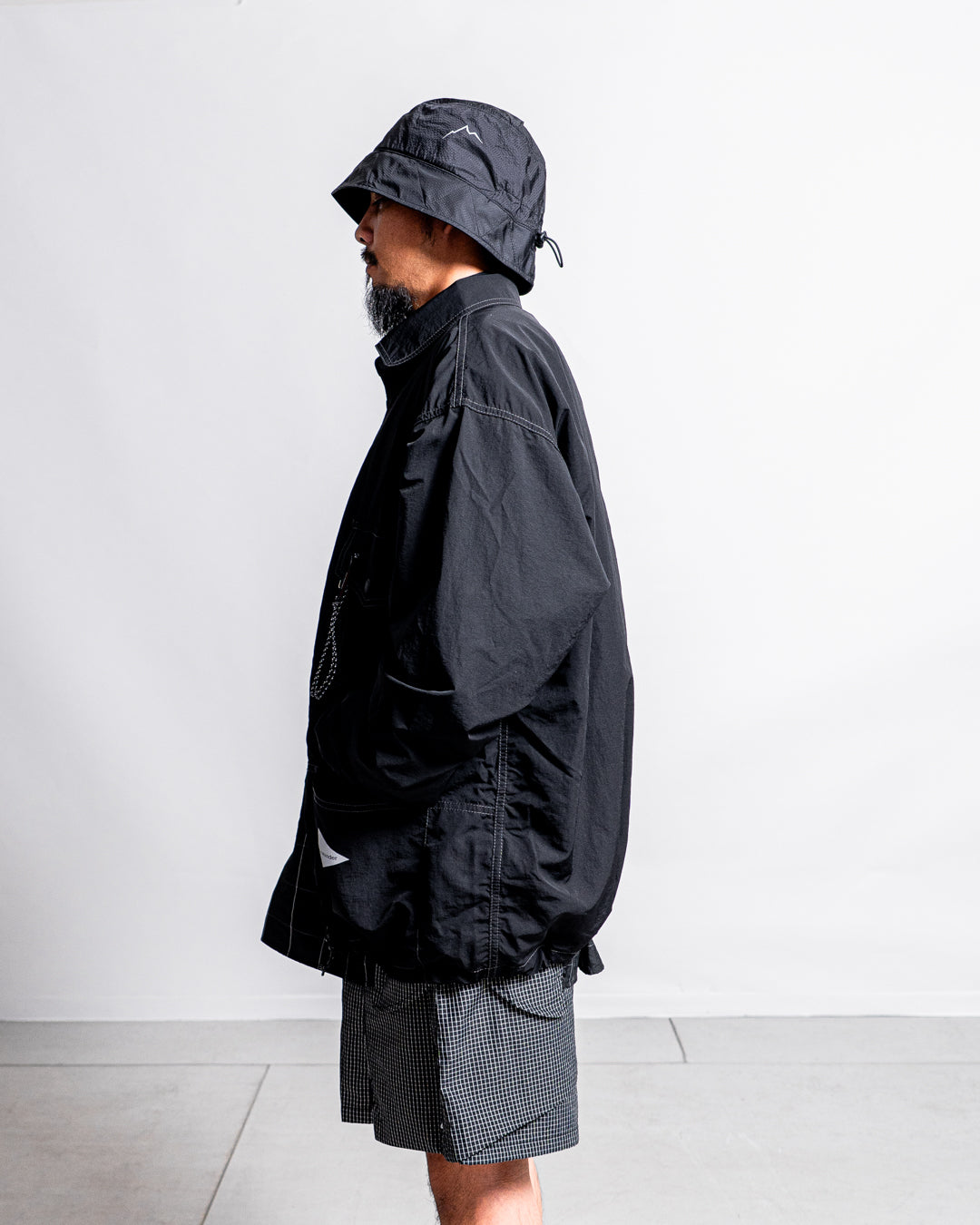 and wander crinkled nylon shrits jacket