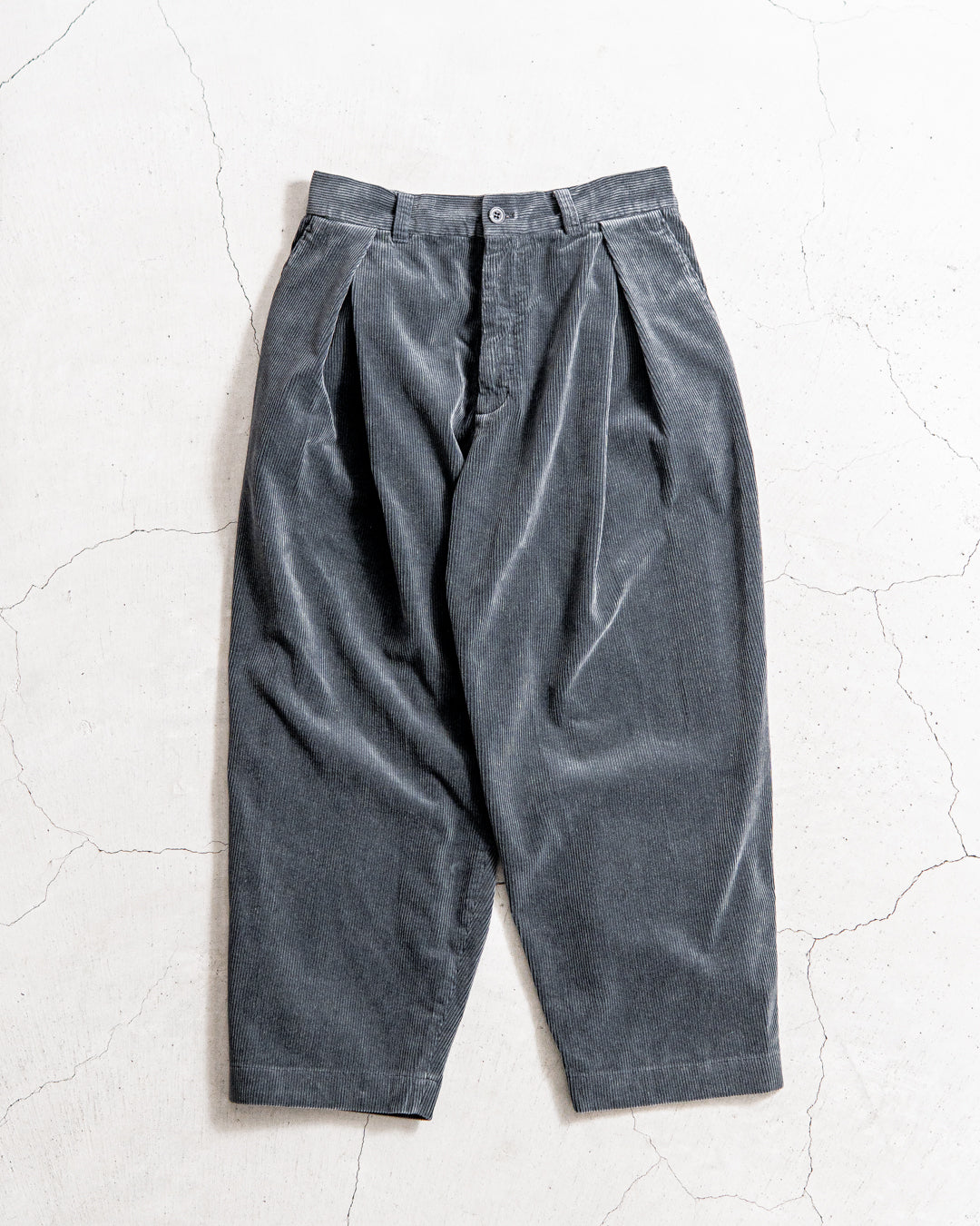 通販] is-ness(イズネス) CORDUROY TUCK TROUSERS 商品ページ – zentex
