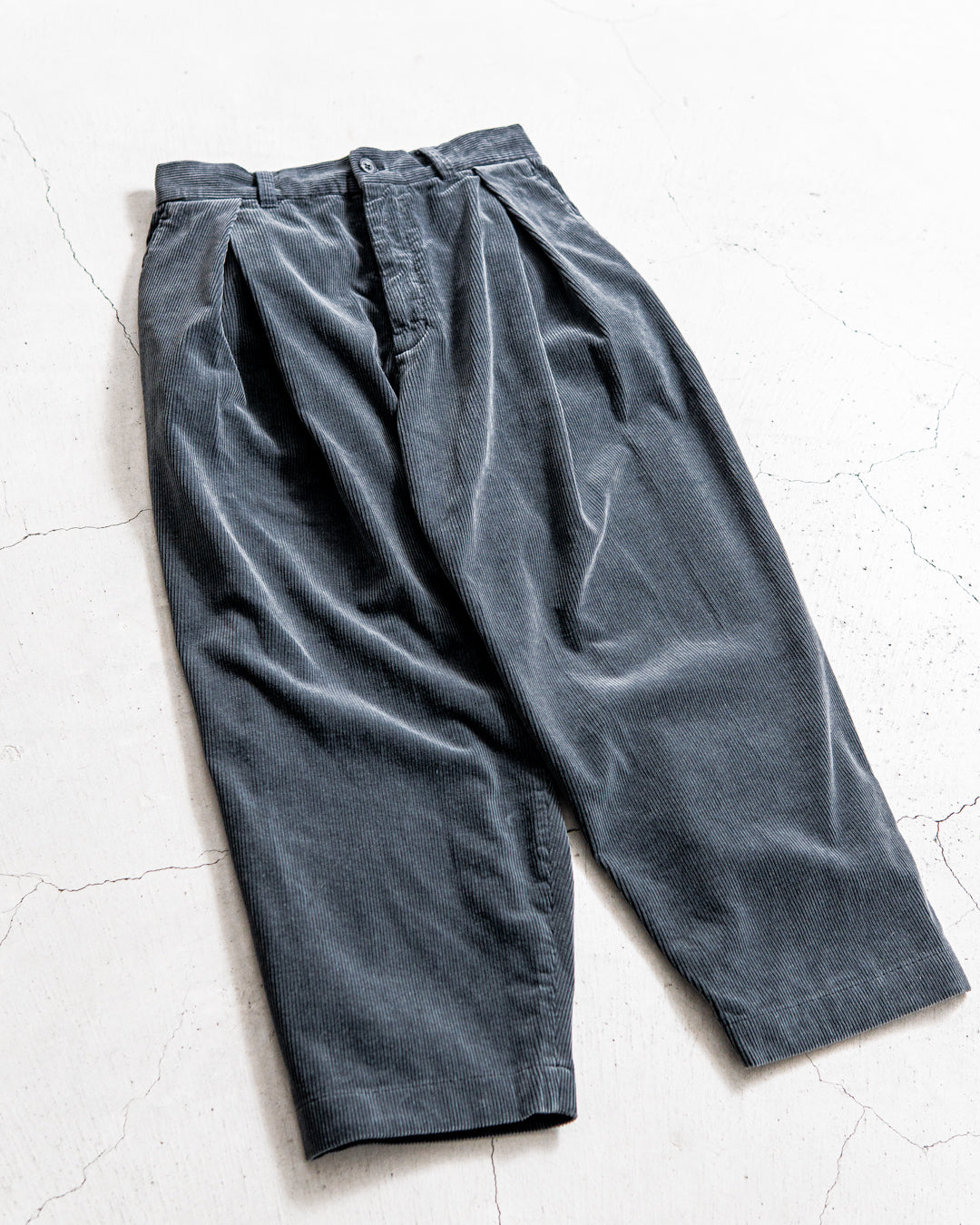 通販] is-ness(イズネス) CORDUROY TUCK TROUSERS 商品ページ – zentex