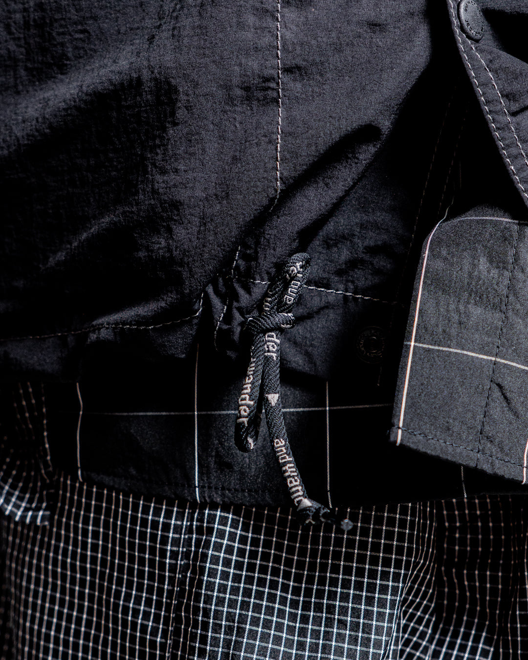 and wander crinkled nylon shrits jacket