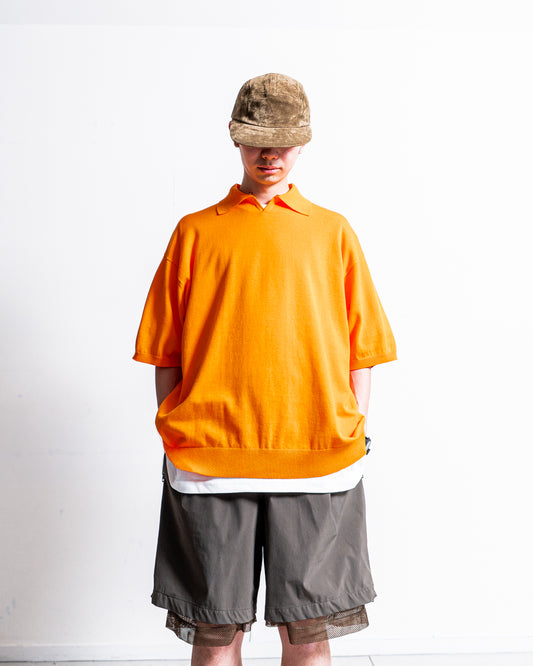is-ness Knitted Polo Shirt