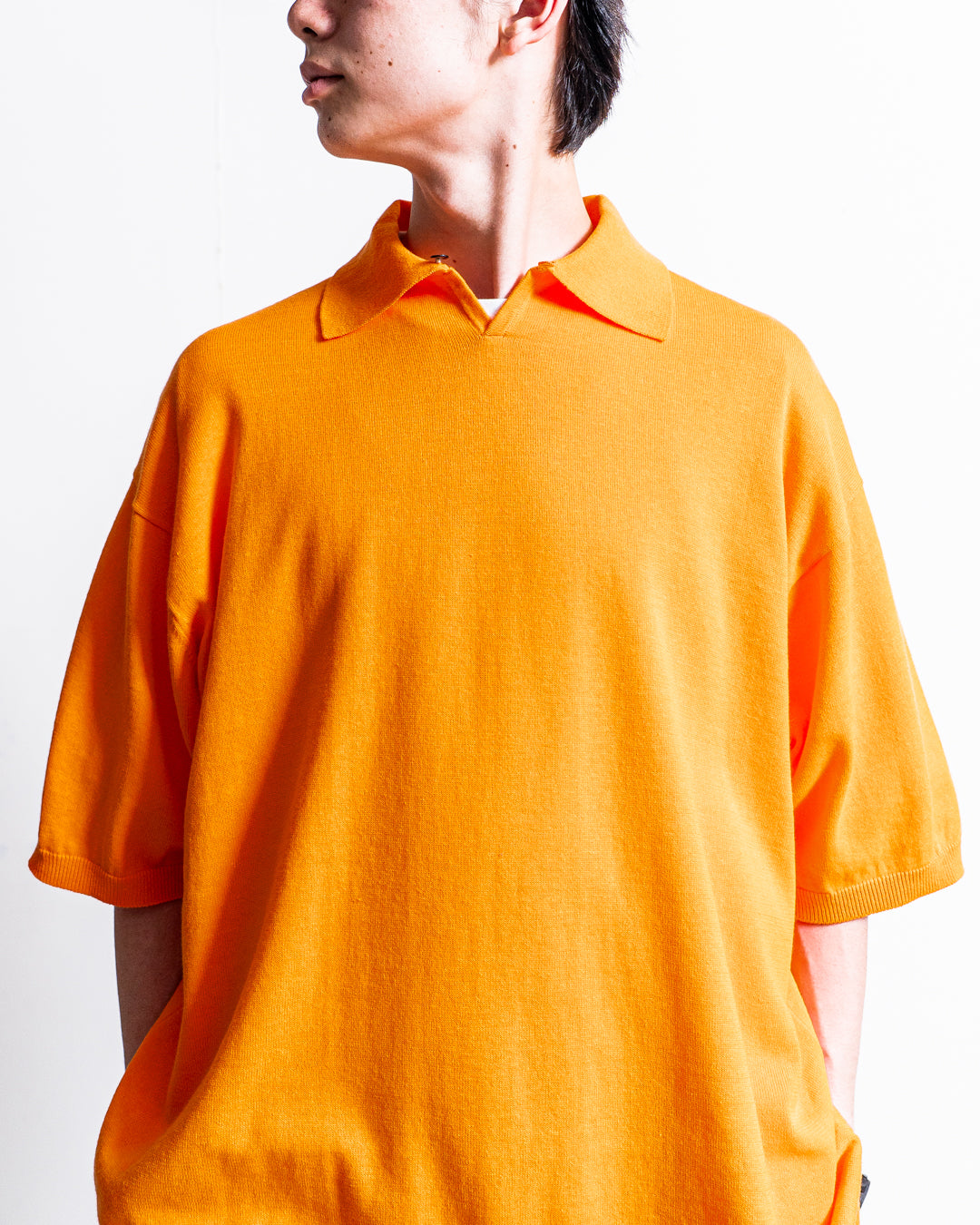 is-ness Knitted Polo Shirt
