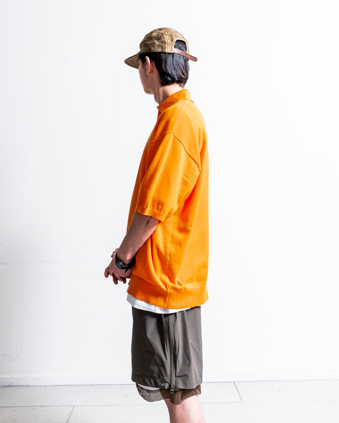 is-ness Knitted Polo Shirt