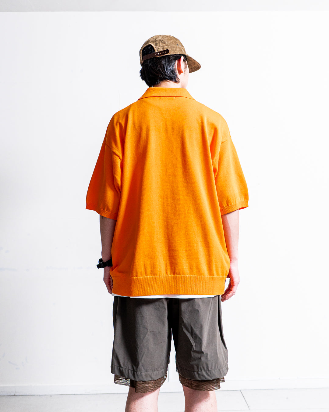 is-ness Knitted Polo Shirt
