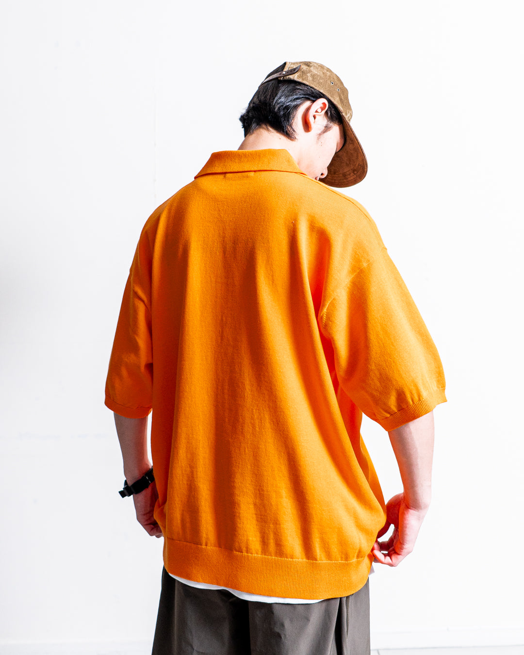 is-ness Knitted Polo Shirt
