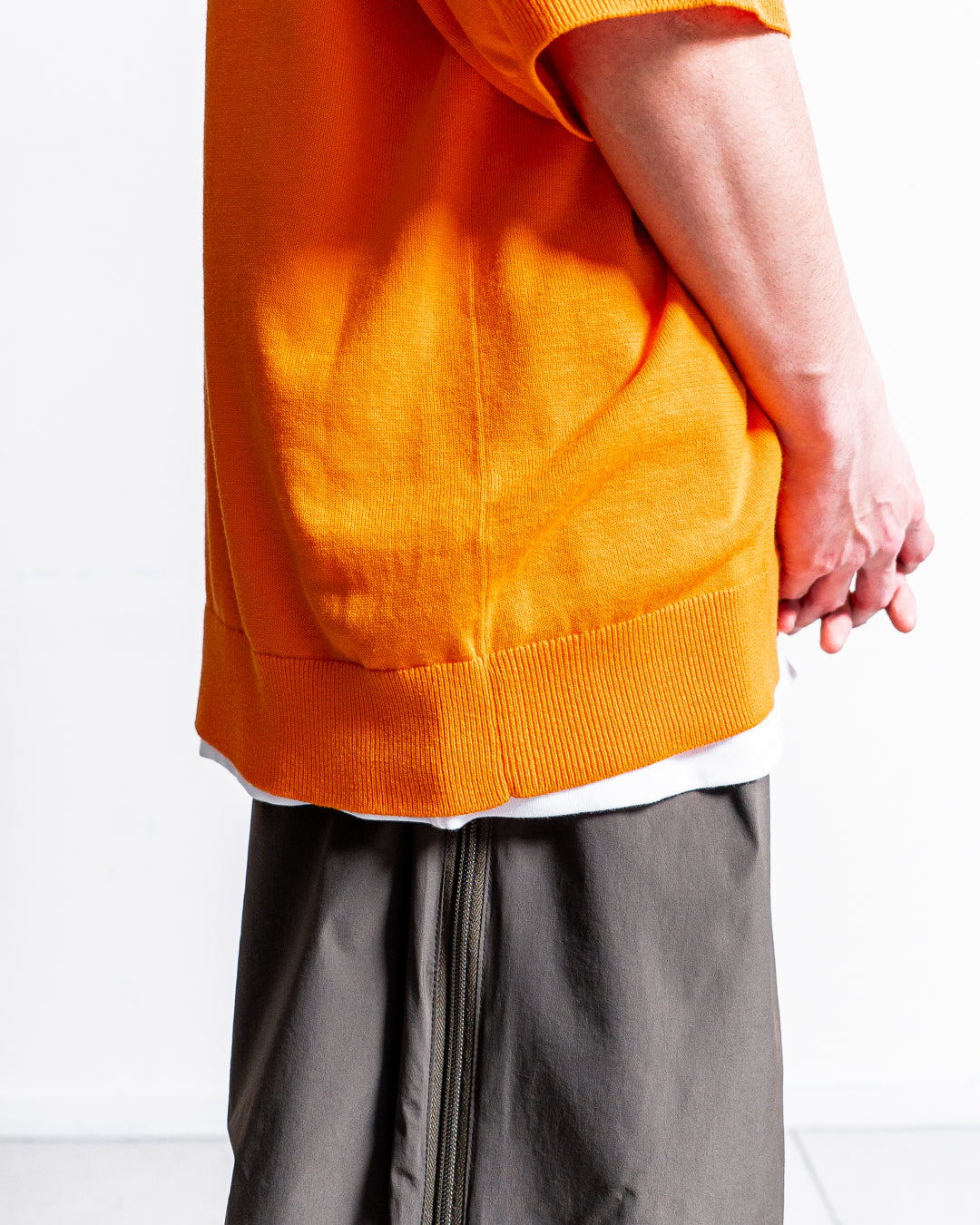 is-ness Knitted Polo Shirt