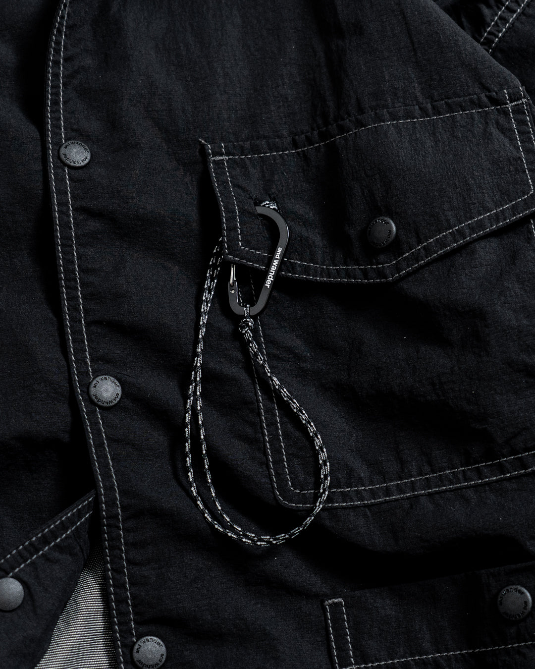 and wander crinkled nylon shrits jacket