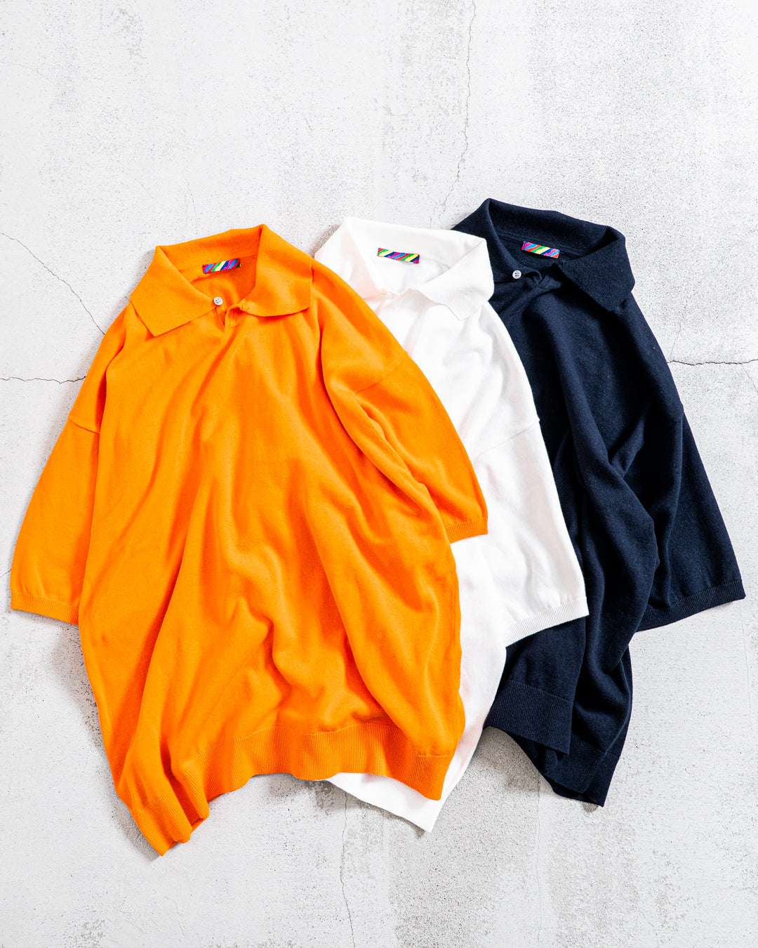 is-ness Knitted Polo Shirt