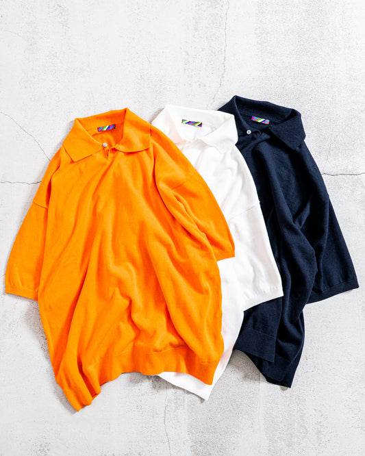 is-ness Knitted Polo Shirt
