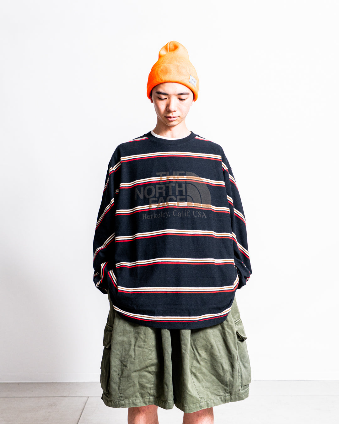 THE NORTH FACE Purple Label Field Long Sleeve Striped Tee