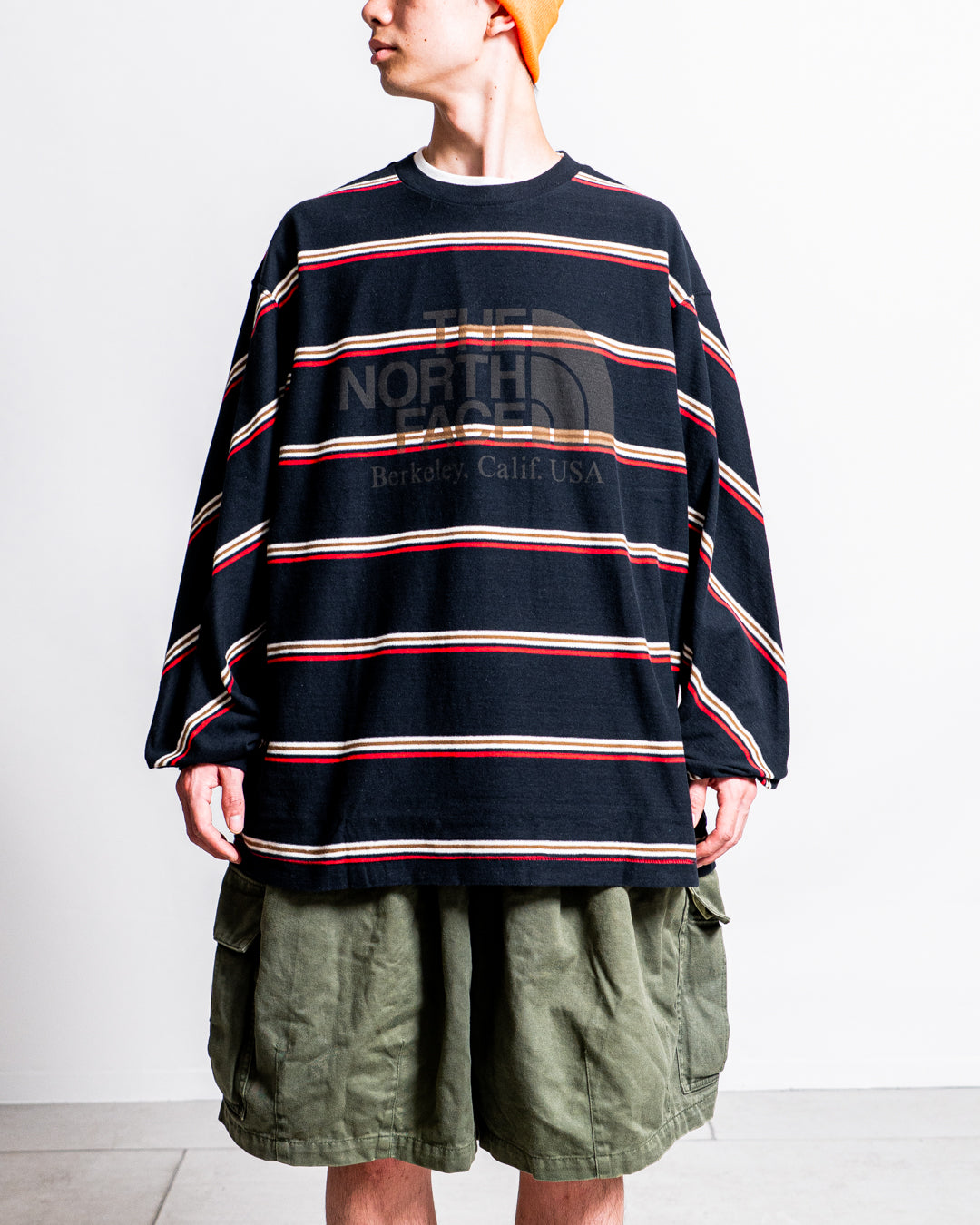 THE NORTH FACE Purple Label Field Long Sleeve Striped Tee