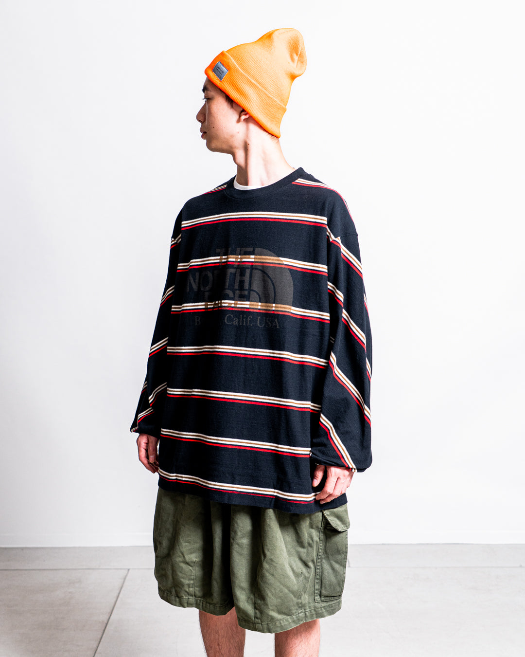 THE NORTH FACE Purple Label Field Long Sleeve Striped Tee