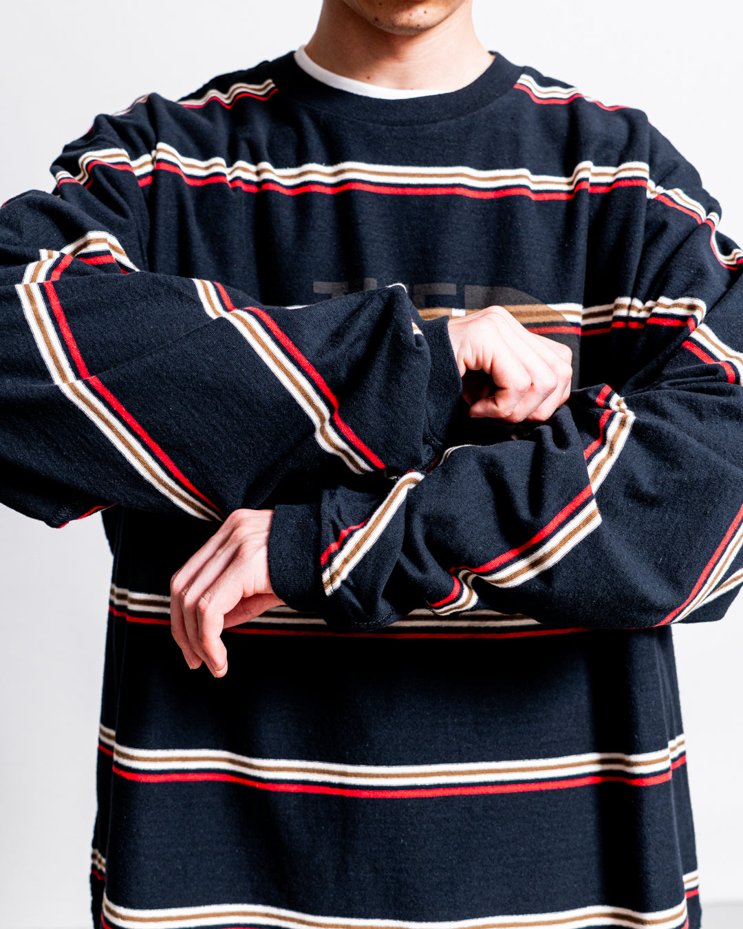 THE NORTH FACE Purple Label Field Long Sleeve Striped Tee