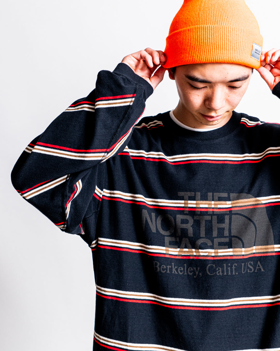 THE NORTH FACE Purple Label Field Long Sleeve Striped Tee