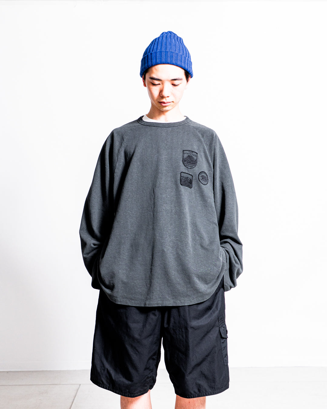 THE NORTH FACE Purple Label Garment Dyed Field Baseball Tee