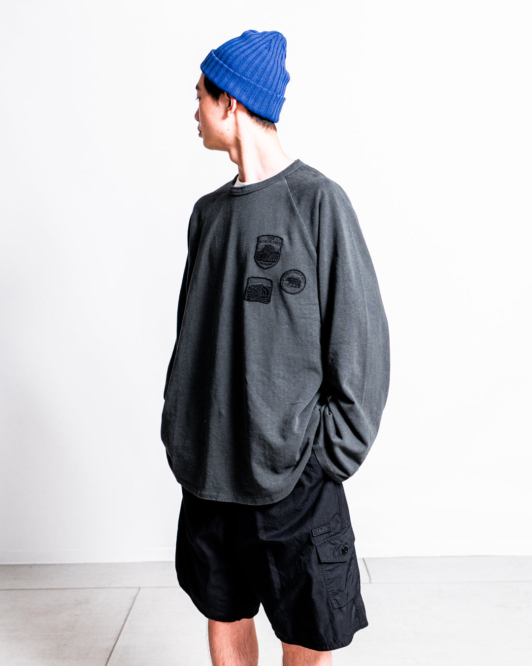 THE NORTH FACE Purple Label Garment Dyed Field Baseball Tee